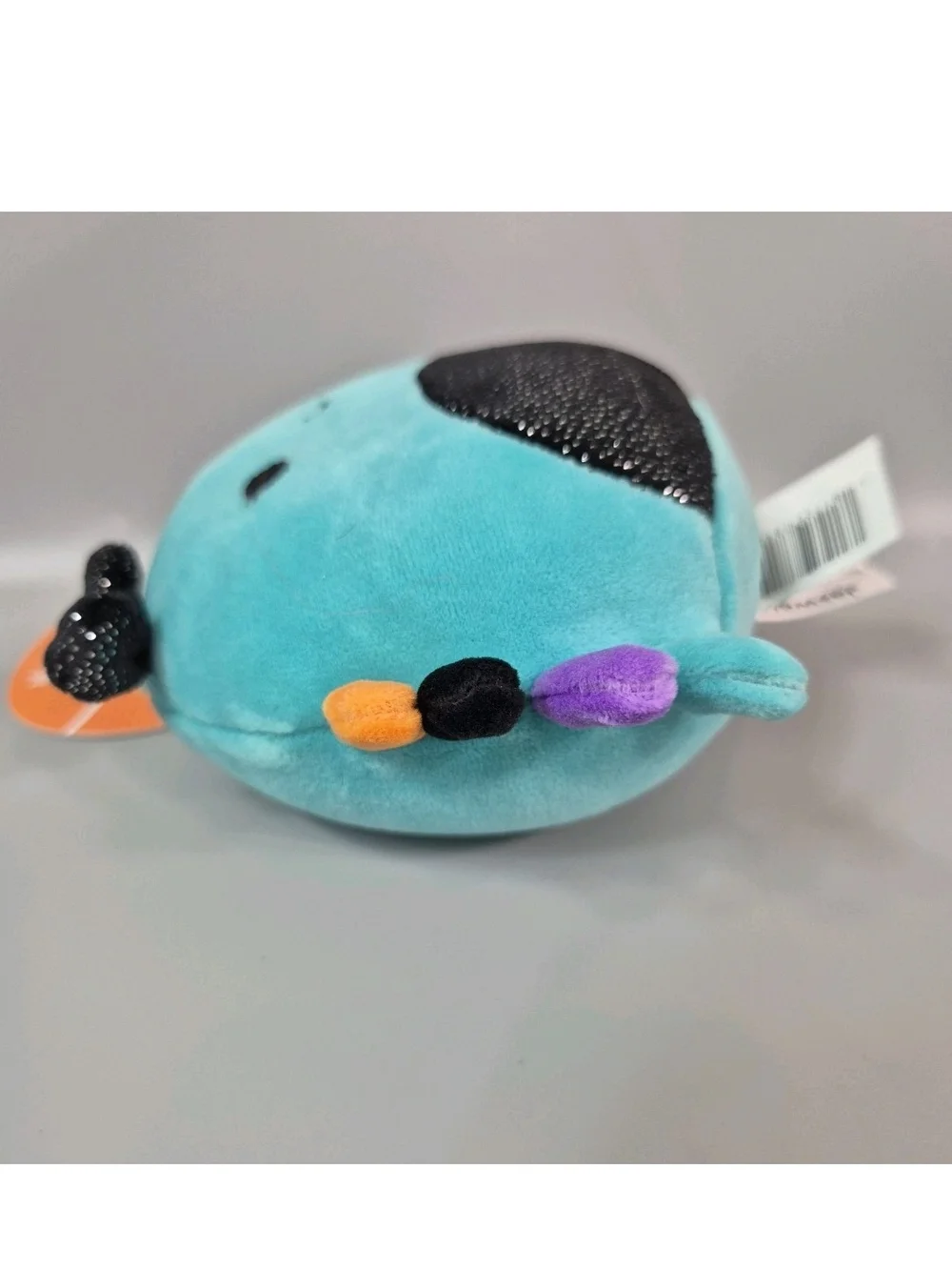 Squishmallow Cheryl The Spider Turquoise Black Halloween 4.5” NWT